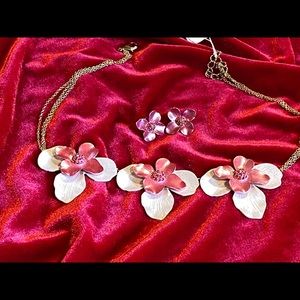 Betsy Johnson Necklace and Earring Set